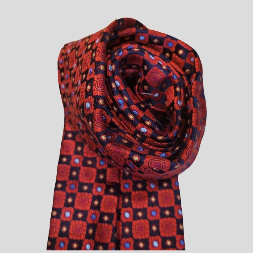 Bocara Men's Red Printed Tie
